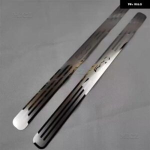 カーアクセサリー フィアット 500 2010-2018 カーカバー ステンレス スカッフプレート ドアシル スカッフプレート /ドアシル ドアシル