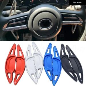 ステアリングホイール パドル シフト マツダ 3 アクセラ CX30 CX-30 2020 2021 シフター パドル エクステンション ギア ボックス アクセサリー アルミ 合金