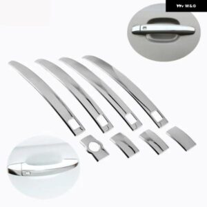 アウディ Q3 2012 - 18 ステンレス ドアハンドル カバー トリム ステッカー スタイリング アクセサリー