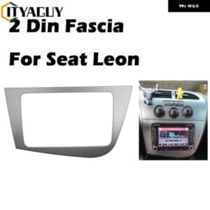 ダブル2DINフェイシア シートレオン LHD ラジオ GPS ステレオ ラジオ パネル ダッシュ マウント 取り付け トリム キット フェイス フレーム ベゼル