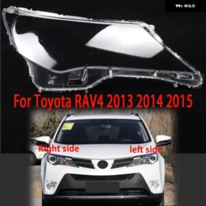 トヨタ RAV 4 RAV4 2013 2014 2015 車用 ヘッドランプ カバー クリアランプシェード フロント ヘッドライト レンズ シェルカバー