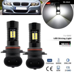LED HB4 9006 P22D フォグランプ バルブ BMW 5シリーズ E39 E60 E61 3シリーズ E46 コンバーチブルクーペ E90 E91 CANバス BIMMA ヘッドランプ ドライビング