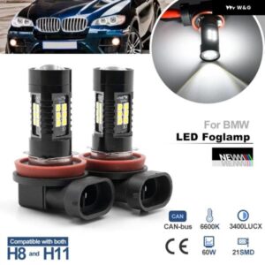 LED H8 H11 フォグランプ バルブ BMW X1 E84 X3 E83 F25 X4 F26 X5 E70 F15 X6 F16 CANバス BIMMER ヘッドランプ ドライビングランプ
