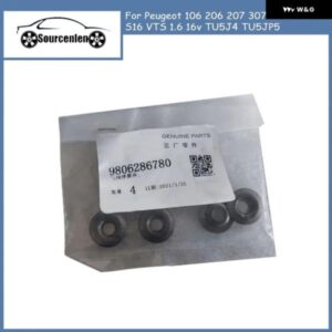 バルブ スプリング ワッシャーリテーナーキット 9806286780 プジョー 106 206 207 307 308 C2 GTI S16 VTS 1.6 16V TU5J4 TU5JP5