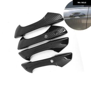 カーボン クローム カーサイド ドアハンドル 装飾 カバー トリム ホンダ アコード 2008 - 13 スタイリング アクセサリー