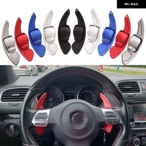 ステアリングホイール パドルエクステンション シフト カバー VW ゴルフ 5 6 MK6 GTI R ジェッタ MK5 パサート B6 B7 CC ポロ シャラン ティグアン 2個