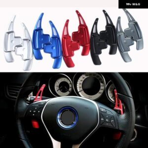パドル シフター メルセデスベンツ A クラス A180 A200 A220 A250 W176 2013-2015 アルミ 合金 車用 ステアリングホイール シフト パドル 2個