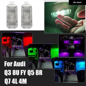 アウディ Q3 8U FY Q5 8R Q7 4L 4M 2012 - 23 車用 フットライト アクセサリー