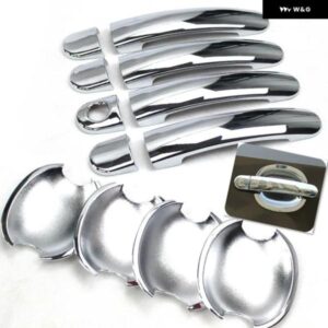 シュコダ イエティ 2009 - 16 ABS クローム ドアハンドル カバー トリム オーバーレイ