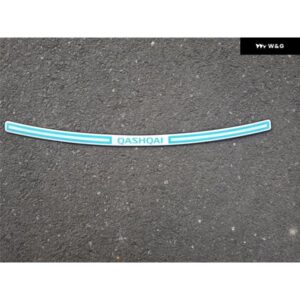 カー スタイリング 日産 QASHQAI J10 2008-2015 ステンレス 超薄型車 リア バンパー プロテクター シル トランク トレッドプレート トリム