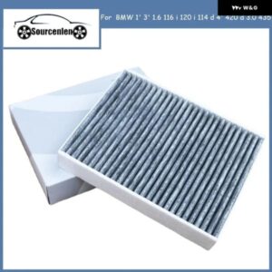 64119237555 カーアクセサリー 活性炭キャビン フィルター オイル グリッド フィルター BMW 1 3 1.6 116 I 120 I 114 D 4 420 D 3.0 435