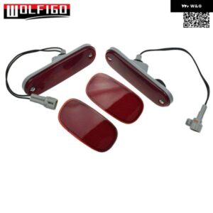 トヨタ RAV4 1996-2000 リア バンパー リフレクター サイドマーカーシグナルライト 81910-42010 TO2866101 81760-42010 8176042010