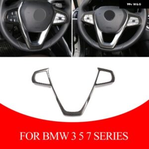 BMW 3 5 7シリーズ G20 G30 X3 X5 X7 G01 G05 G07 GT6 G32 G11 2020-2025 カー ステアリングホイール カバー ステッカー アクセサリー
