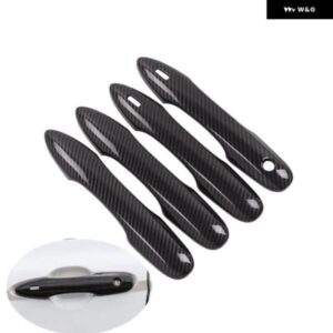 トヨタ ハリアー ヴェンザ XU80 2020 2021 2022 カーボン カー ドアハンドル カバー ボウル トリム ステッカー スタイリング アクセサリー