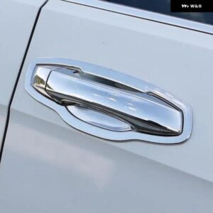 SEAT LEON MK3 2013 - 19 クローム カーサイド ドアハンドル カバー ボウル トリム ステッカー スタイリング アクセサリー