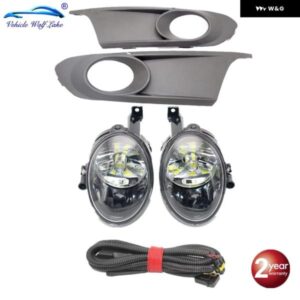 LEDライト VW JETTA 6 A6 MK6 2011 - 14 カー スタイリング フロントLED フォグライト フォグランプ フォグライト グリル ワイヤー アセンブリ
