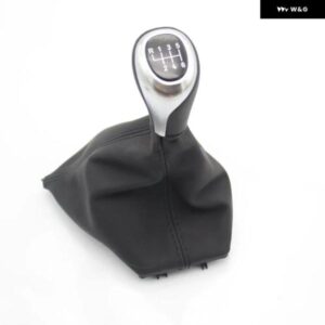 BMW 3シリーズ F30 F31 F34 2011 - 16 カー スタイリング 6速ギア レバー スティック シフト ノブ レザー ブーツ 付き