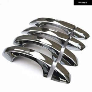 シュコダ オクタビア A7 VW ゴルフ 7 2014 - 19 クローム カーサイド ドアハンドル カバー トリム ステッカー アクセサリー