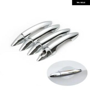 ダッジ アティテュード 2010 - 16 クローム カー ドアハンドル カバー トリム ステッカー スタイリング