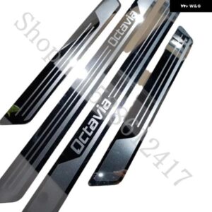 ステンレス 超薄型 スカッフプレート /ドアシルドアシル スカッフプレート ドアシル2007-2013 SKODA OCTAVIAカー スタイリング