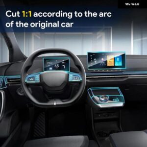 TPU傷防止 ステッカー MG ムーラン MG4 2022 2023 車内 ダッシュボード ナビゲーション 自動車内装スクリーン フィルム