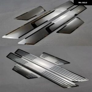 CLIO 2014 - 2024 ステンレス ドアシル ステッカー ドアシル スカッフプレート /ドアシルカーアクセサリー