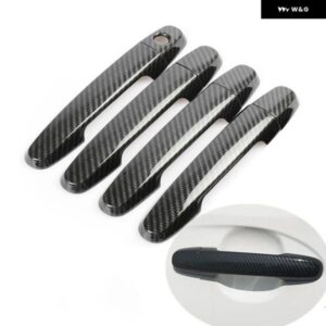 トヨタ ハイラックス VIGO 2005 - 2014 クローム カーボン カー ドアハンドル カバー トリム カー スタイリング アクセサリー オーバーレイ ステッカー