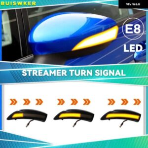 スモークLEDダイナミックウィンカーライトサイドミラー フラッシュライト フォード フィエスタMK7 2008-2017 フォード B-MAX