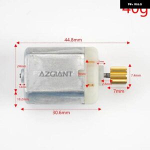 FC-280SC 車ドアロックマイクロモーター ギア付き 9T 車両パワーウィンドウモーター 車バックミラー トランク 電動モーター