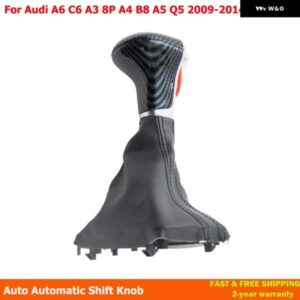 オートマチック ギア シフト ノブ アウディ A6 C6 A3 8P A4 B8 A5 Q5 2009-2014 4G1 713 139 R 4G1713139R