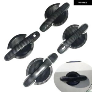 スバル トレジア 2011 - 17 カーボン クローム カー ドアハンドル カバー トリム ステッカー スタイリング アクセサリー