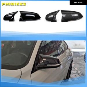 カーボン車用リアビューミラー カバー キャップ BMW F20 F22 F30 F31 F32 F33 F36 F34 F35 I3 I3S X1 サイドミラー カバー トリム