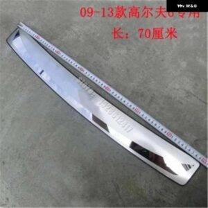 ステンレス リア バンパー プロテクター シル トランク トレッドプレート トリム カーアクセサリー VW フォルクスワーゲン ゴルフ 6 MK6 2009~2013