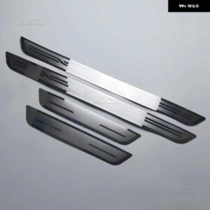 VW ID.4 CROZZ VW ID4 2020 20212022 ドアシル スカッフプレート キックガードペダルスレッショルドステップ プロテクター ステンレス カー スタイリング