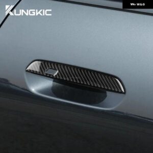 ドアハンドル ステッカー 外装 トリム パネル ミニ エレクトリック クーパー E SE J01 EV 2024 2025 ソフトカーボンアクセサリー