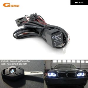 BMW エンジェルアイズ ハローリング LED CCFL リレー ハーネス フェードオン/フェードオフ機能付き