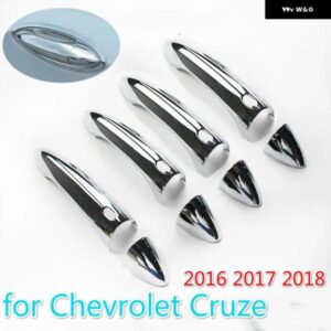 シボレー クルーズ 2015 - 18 クロームハンドルカバー トリム セット シボレー セダンハッチアクセサリー ステッカー カー スタイリング