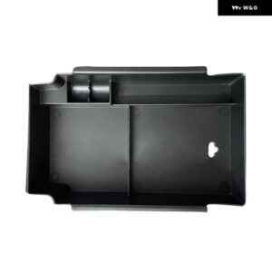 カーセンター アームレスト 収納 ボックス オーガナイザー トレイ ブラック ABS スバル クロストレック 2023-2024