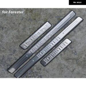 ステンレス スカッフプレート /ドアシルドアシル スバル フォレスター 2013 - 18カー スタイリング