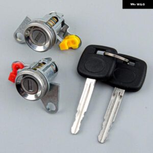 ドアロック シリンダー タンブラー キー付きセット トヨタ カローラ ジオ プリズム 1993 - 97 69052-12340 69052-12360