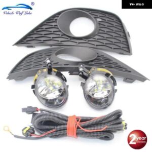 LEDカーライト シート イビサ 2009 - 12 フロントLED フォグランプ フォグランプ ワイヤー フォグランプ グリル カバー 電球 キット