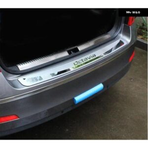 シュコダ オクタビア A7 2015-2018 セダン カー スタイリング アフターガード リア バンパー トランク ガード ドアシルプレート カーアクセサリー