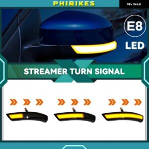 アンバー LED ダイナミックウィンカーサイドマーカーシーケンシャルライト インジケーター ランプ フォード フォーカス 2 MK2 フォーカス 3 MK3 3.5 モンデ