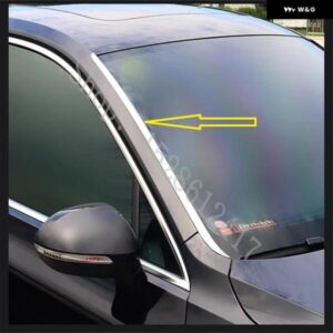 カーアクセサリー 2017 2018 2019-2023 VW/ フォルクスワーゲン パサート B8 車 フロントガラス ステンレス 装飾 ストリップトリミング