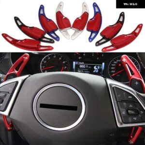 アルミステアリングパドル シフター 延長 カバー トリム シボレー カマロ 2016-2022 コルベット C7 2014-2019 インテリア アクセサリー