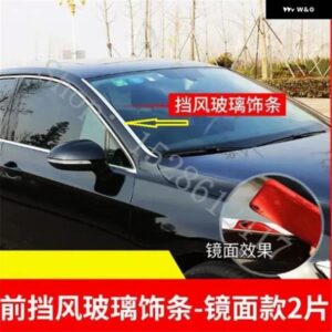 カーアクセサリー VW/ フォルクスワーゲン パサート B8 2017-2023 車 フロントガラス ステンレス 装飾 ストリップトリミング