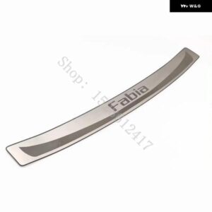 シュコダ ファビア 2008 2009 2010~2021 ステンレス リアドアシル バンパー プロテクター シル リアブートガード スタイリング カーアクセサリー