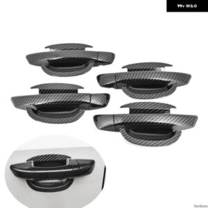 カーボン クローム カー ドアハンドル カバー ボウル トリム フォルクスワーゲン VW ゴルフ 6 MK6 2009 - 13 スタイリング アクセサリー