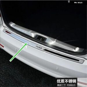 シュコダ オクタビア 2007-2013 A5 ステンレス リア トランク バンパー プロテクター リア スカッフプレート リアドアシル