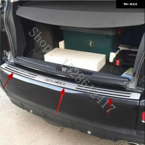 ステンレス リア バンパー プロテクター シル 三菱 アウトランダー 2006 - 12 カーアクセサリー